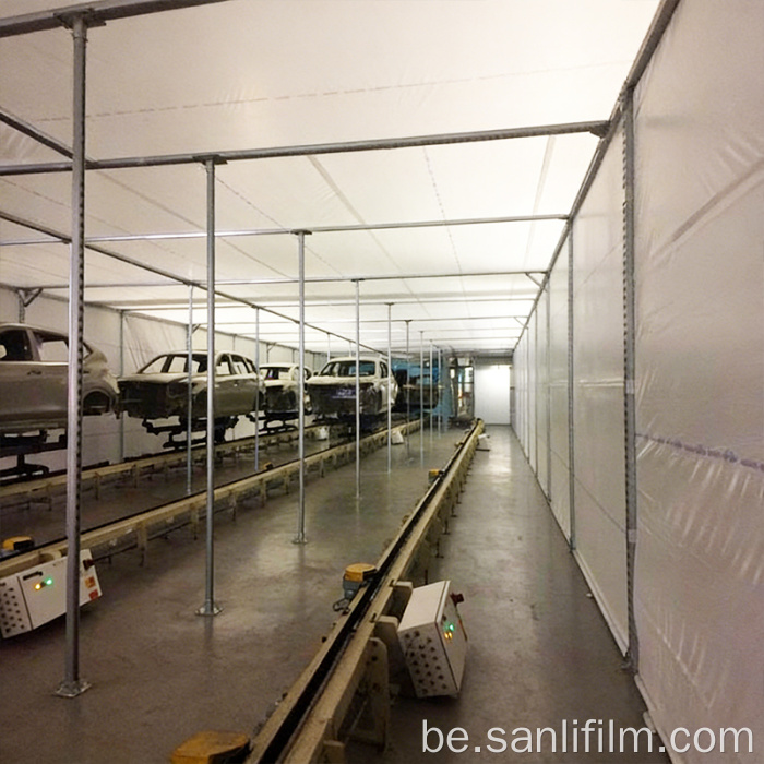 Супрацьпажарная вогнеахоўная плёнка для дзвярэй або сцен